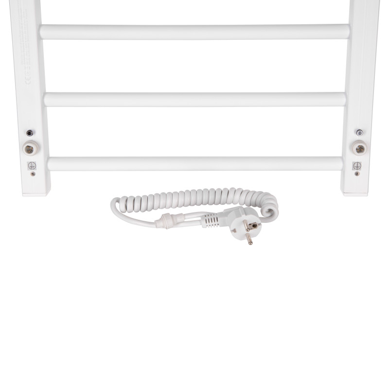 ARDESTO Рушникосушка електрична Square-TR K, 570х430х80мм, таймер-регулятор, сталь, білий матовий (61070006WM)