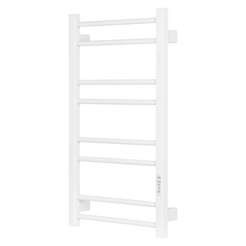 ARDESTO Рушникосушка електрична Square-TR K, 770x430х80мм, таймер-регулятор, сталь, білий матовий (61070106WM)