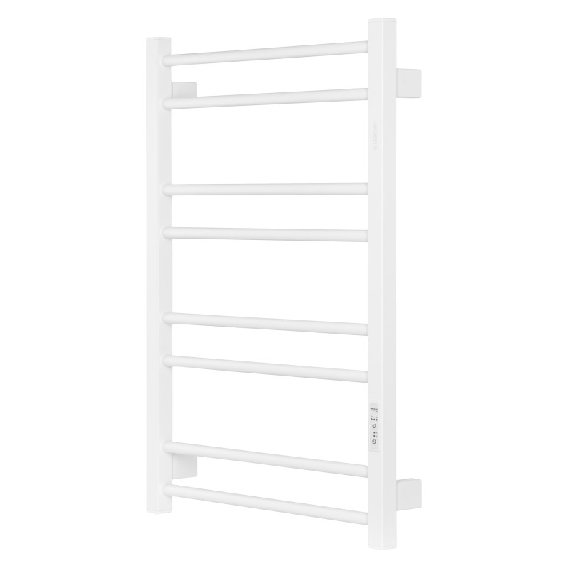 ARDESTO Рушникосушка електрична Square-TR K, 770x530х80мм, таймер-регулятор, сталь, білий матовий (61070206WM)