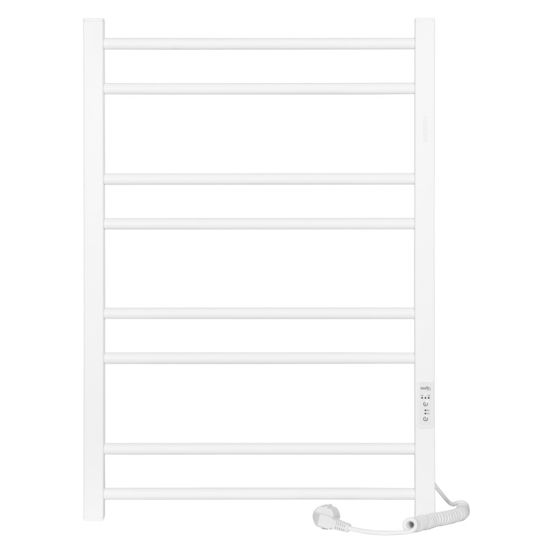 ARDESTO Рушникосушка електрична Square-TR K, 770x530х80мм, таймер-регулятор, сталь, білий матовий (61070206WM)