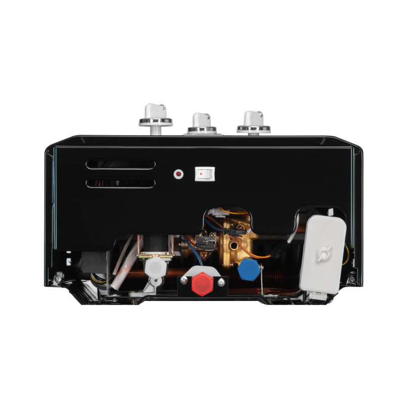 ARDESTO Газова колонка X1, 10 л/хв., 20 кВт, розпалювання від батарейок, дисплей, чорний (TFGBH-10B-X1-BLACK)