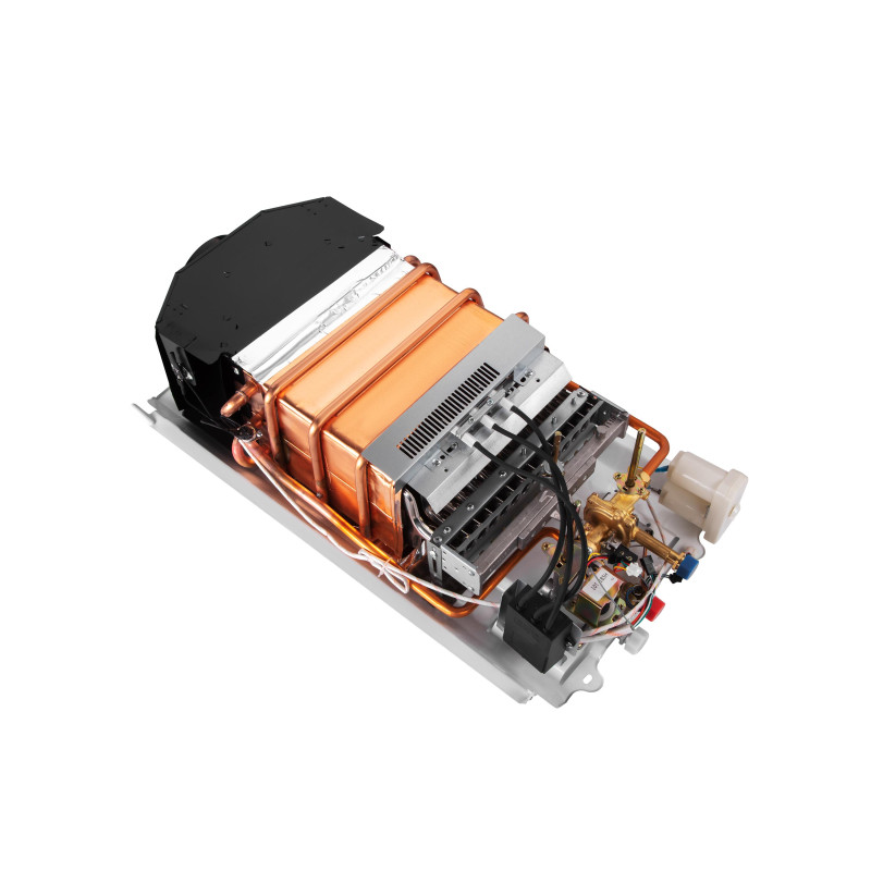 ARDESTO Газова колонка X1, 10 л/хв., 20 кВт, розпалювання від батарейок, дисплей, чорний (TFGBH-10B-X1-BLACK)