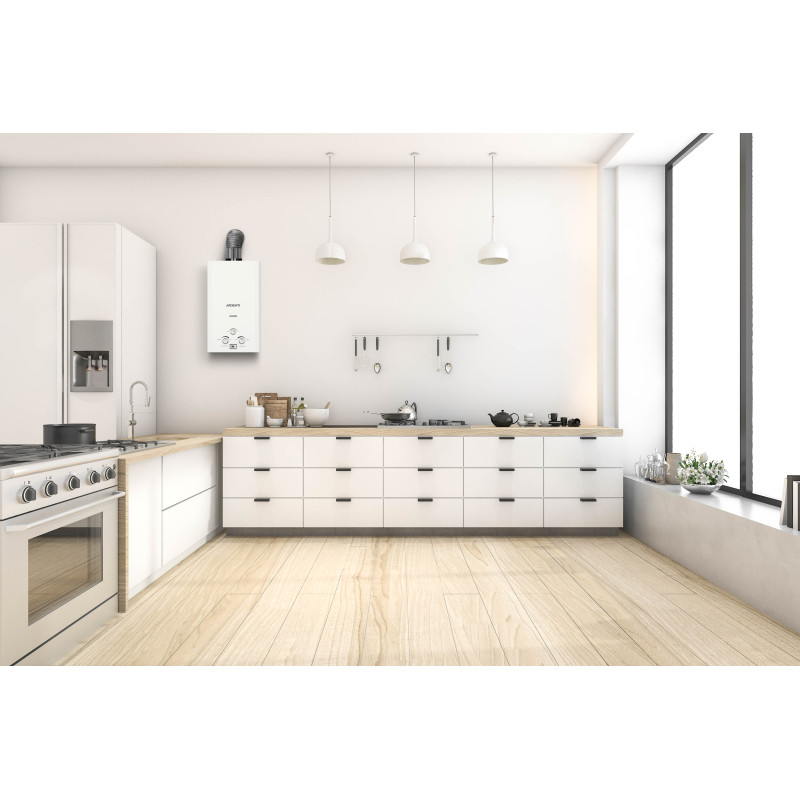 ARDESTO Газова колонка X1, 10 л/хв., 20 кВт, розпалювання від батарейок, дисплей, білий (TFGBH-10B-X1-WHITE)