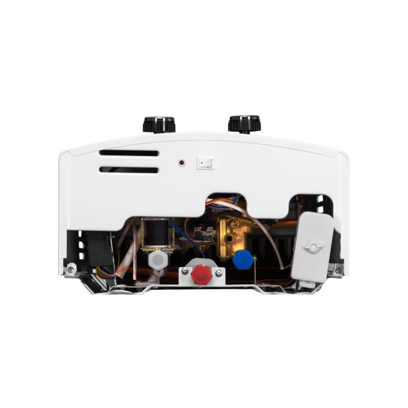 ARDESTO Газова колонка X2, 10 л/хв., 20 кВт, розпалювання від батарейок, дисплей, білий (TFGBH-10B-X2-WHITE)