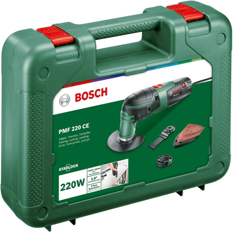 BOSCH Багатофункціональний інструмент реноватор PMF 220 C 220Вт 15000-20000об·хв 1.1кг (0603102000)