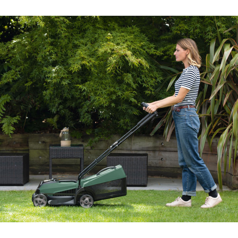 BOSCH Газонокосарка акумуляторна CityMower 18V-32-300 18В акб 1х4А·год 34см 31л 30-60мм 9.4кг (06008B9A07)