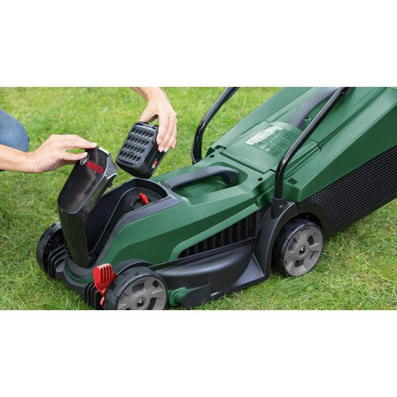 BOSCH Газонокосарка акумуляторна CityMower 18V-32-300 18В акб 1х4А·год 34см 31л 30-60мм 9.4кг (06008B9A07)