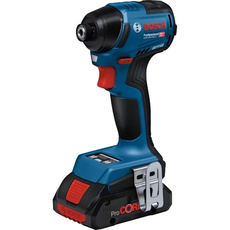 BOSCH Дриль-гайковерт ударний акумуляторний GDR 18V-220 C 18В 2х5А·год ……..кг (06019L6003)