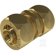 KAN-therm З'єднувач двосторонній латунний згвинчуваний UltraLine - 20 (2510042002)