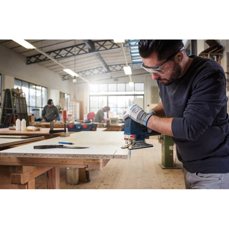 BOSCH Полотно пиляльне для електролобзика по дереву T101B, HCS лобзикова, 5шт (2608630030)