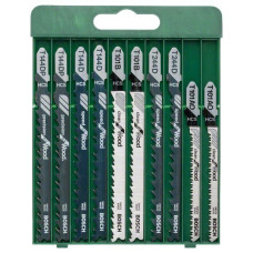 BOSCH Набір пилочок для лобзикових пил, по металу, 10од (2609256744)