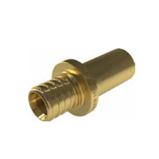 KAN-therm З'єднувач двосторонній ніпельний латунний UltraLine - 15 Steel 14 (2509046000)