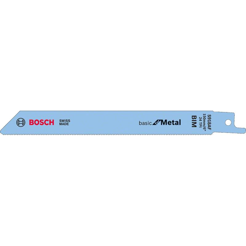 BOSCH Полотно пильне шабельне S 918 АF Basic for Metal, 2шт (2608651944)