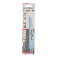 BOSCH Полотно пиляльне для шабельної пилки по металу, S 920 CF, 8+10TPI, 5шт (2608654820)