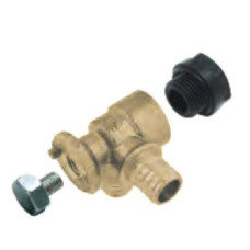 KAN-therm Трійник фіксований кутовий Push, з короткою полімерною заглушкою 18х2/18х2 G1/2 (1109285020)