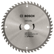BOSCH Диск пиляльний Eco for Wood 190x2.2x20-48T (2608644378)