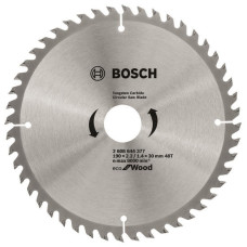 BOSCH Диск пиляльний Eco for Wood 190x2.2x30-48T (2608644377)