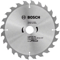 BOSCH Диск пиляльний Eco for Wood 230x30-24T (2608644381)