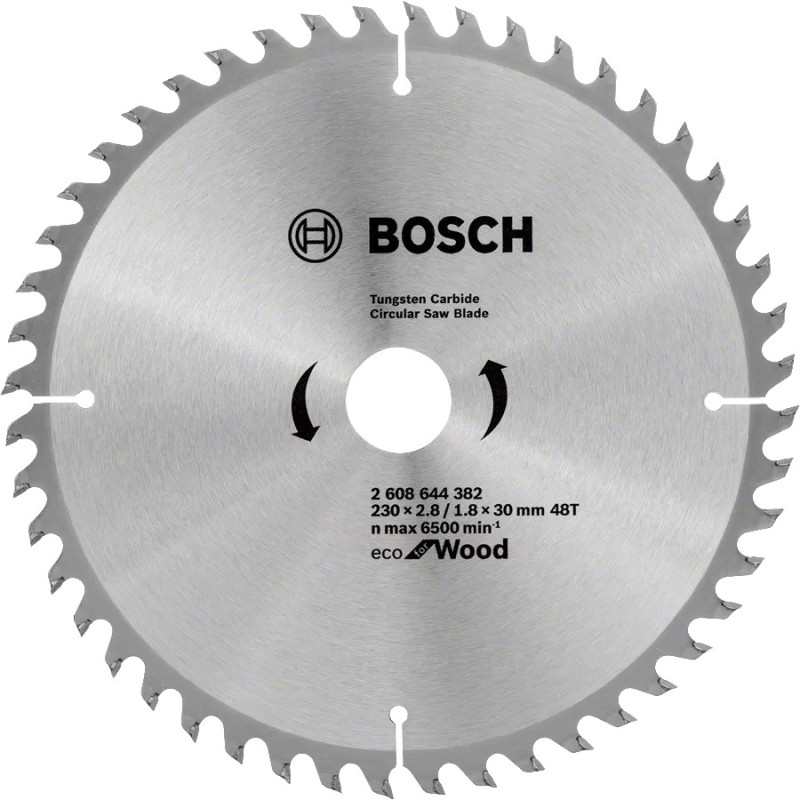 BOSCH Диск пиляльний Eco for Wood 230x30-48T (2608644382)