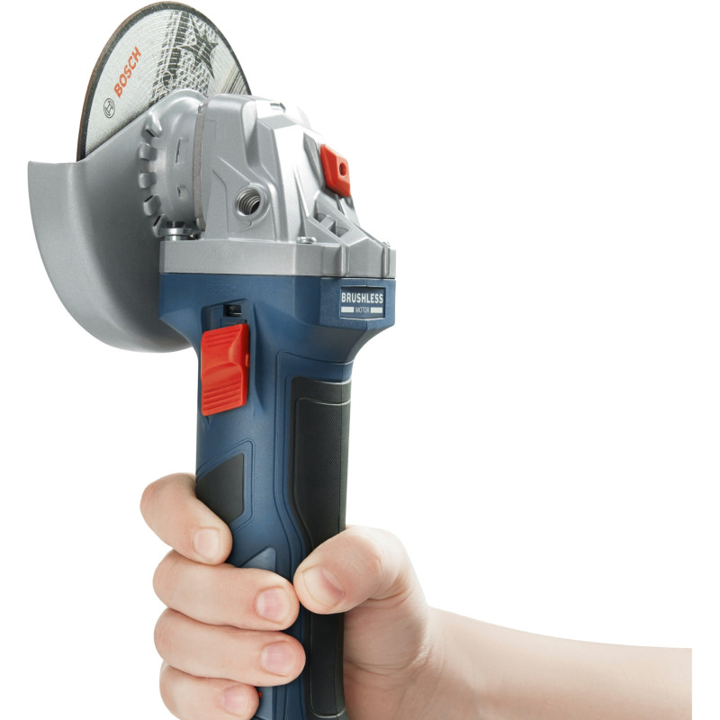 BOSCH Набір із двох акумуляторних інструментів 18В шліфмашина кутова GWS180-LI дриль-шурупокрут GSB 18V-50 зарядний пристрій акб 2х4А·год (0615990M8S)