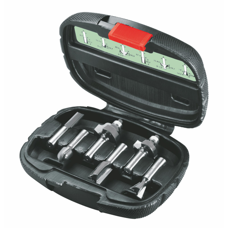 BOSCH Набір фрез по дереву Expert for Wood 8мм, 6шт (2607019463)