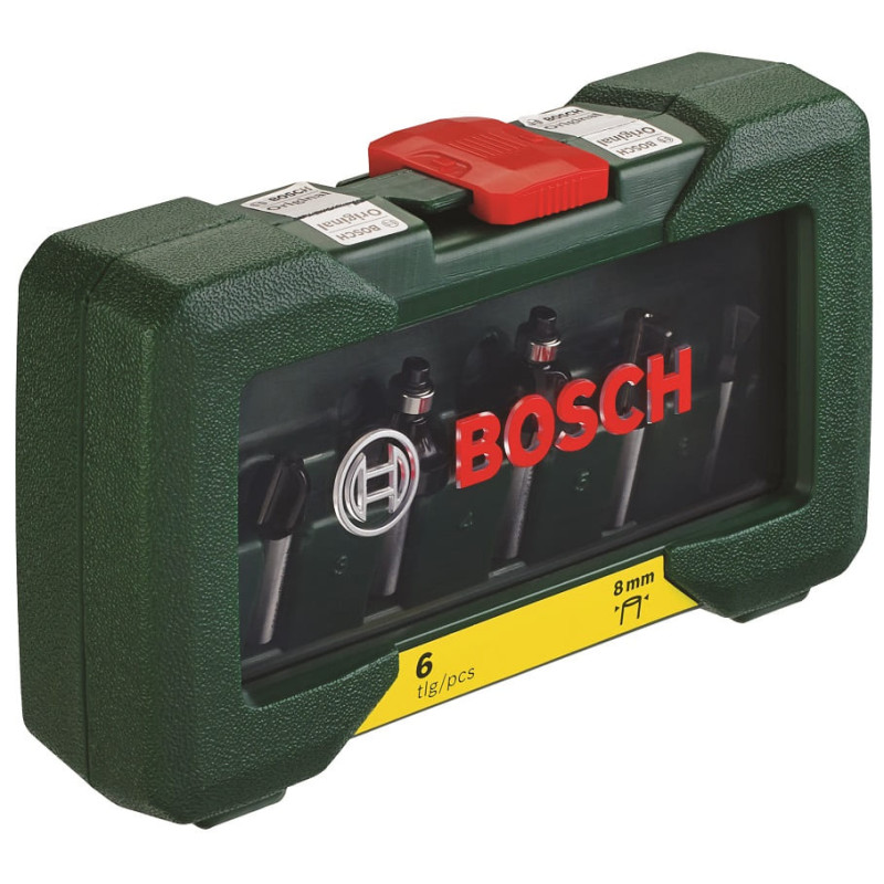 BOSCH Набір фрез по дереву Expert for Wood 8мм, 6шт (2607019463)