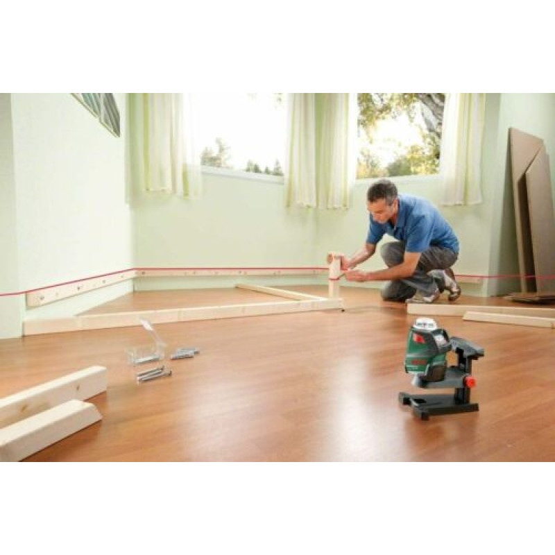 BOSCH Нівелір лазерний PLL 360, точність ± 0.4 мм/м, червоного кольору (0603663000)