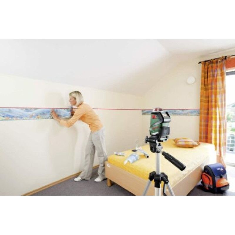 BOSCH Нівелір лазерний PLL 360, точність ± 0.4 мм/м, червоного кольору (0603663000)