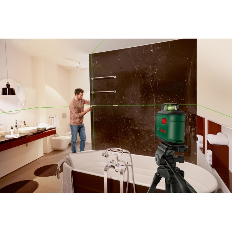 BOSCH Нівелір лазерний UniversalLevel 360 Set, до 24м, ±0.4мм/м, +TT150 +висок, 0.56кг (0603663B04)