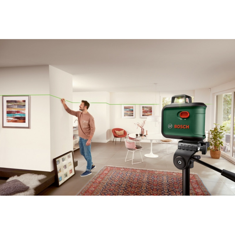 BOSCH Нівелір лазерний UniversalLevel 360 Set, до 24м, ±0.4мм/м, +TT150 +висок, 0.56кг (0603663B04)