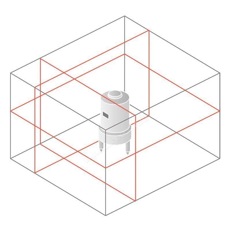 BOSCH Нівелір лазерний GLL 3-80 C, акумуляторний 12В, Акб 2Аг, до 24м/120м, ±0,2мм/м, +LR7 +BM1, L-Boxx, IP 54 (0601063R05)