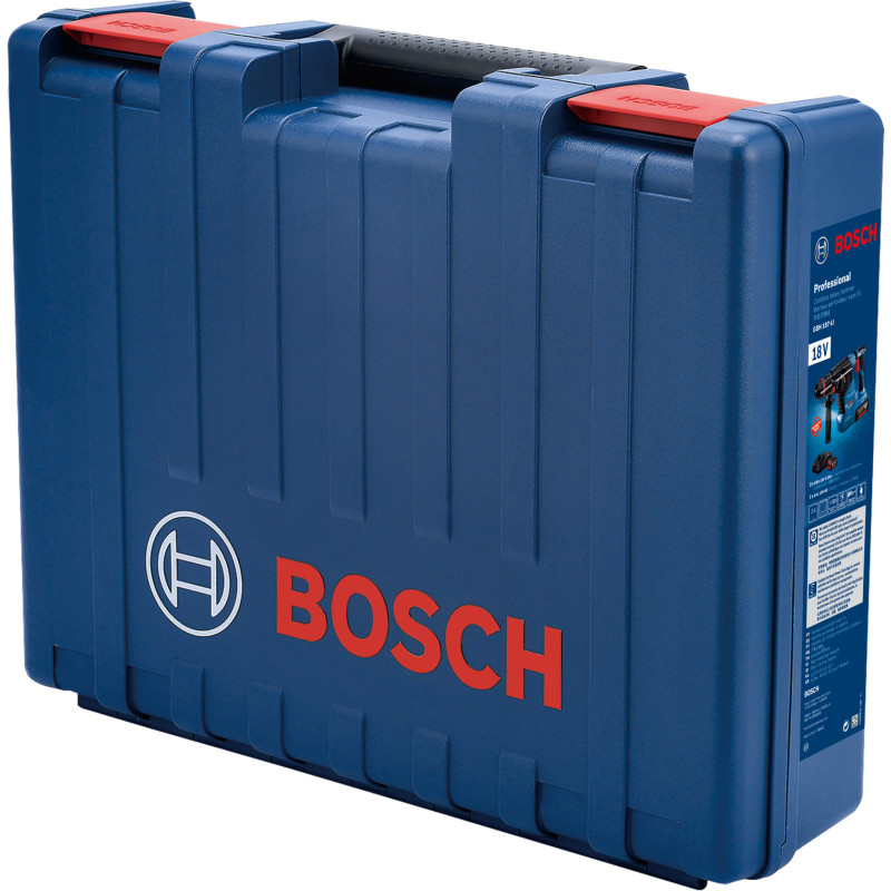 BOSCH Перфоратор GBH 187-LI ONE Chuck акумуляторний, 2*18 В 5 Аг, с 2 акб GBA 18V 5.0Ah, 2.4 Дж, 980 об/хв, 2.9 кг (0611923121)