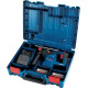 BOSCH Перфоратор GBH 187-LI Professional акумуляторний, 2*18 В 5 Аг, SDS-Plus, 2.4 Дж, 980 об/хв, кейс, 2.9 кг (0611923021)