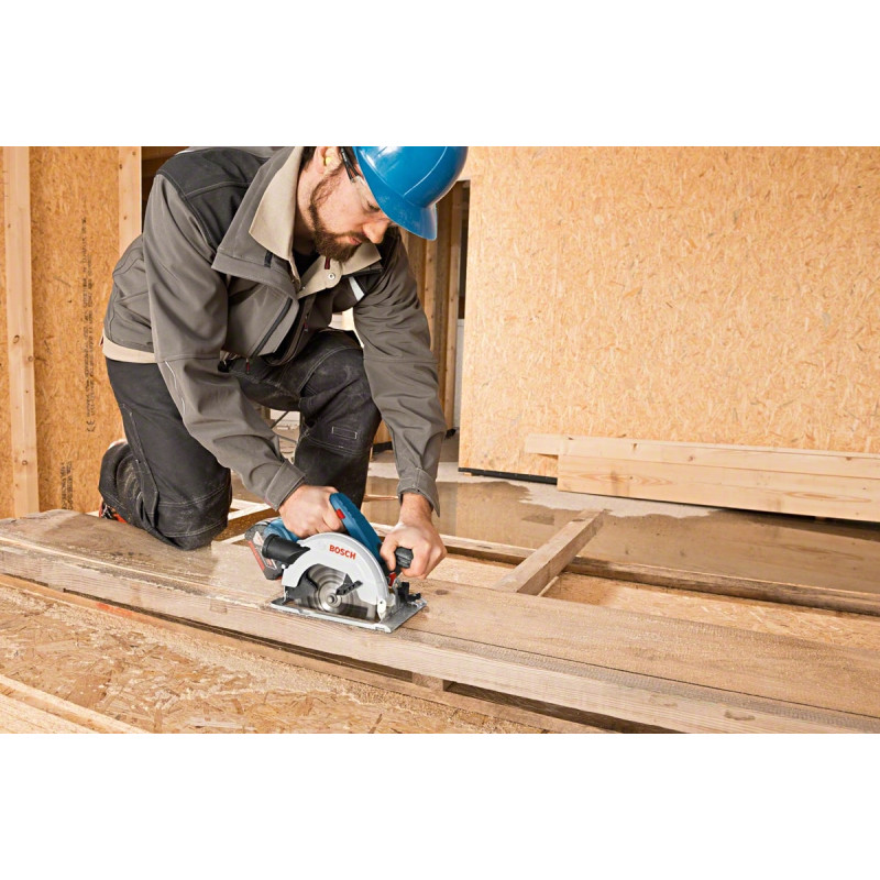 BOSCH Пила циркулярна Professional GKS 18V-57, 18 В, диск 164 мм, 3400 об/хв, 3.4 кг (06016A2200)