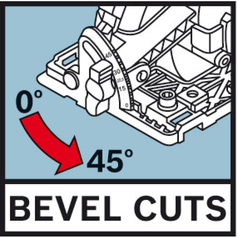 BOSCH Пила циркулярна Professional GKS 18V-57, 18 В, диск 164 мм, 3400 об/хв, 3.4 кг (06016A2200)