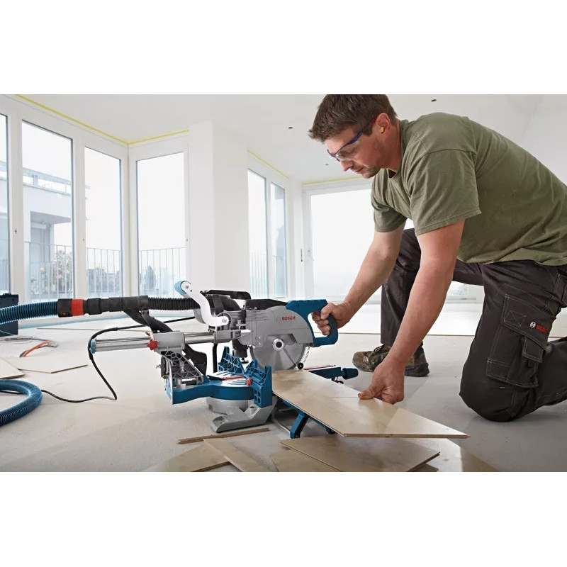 BOSCH Пила торцювальна Professional GCM 8 SJL 1600Вт диск 216мм 17.3кг (0601B19100)