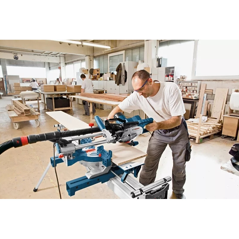 BOSCH Пила торцювальна Professional GCM 8 SJL 1600Вт диск 216мм 17.3кг (0601B19100)