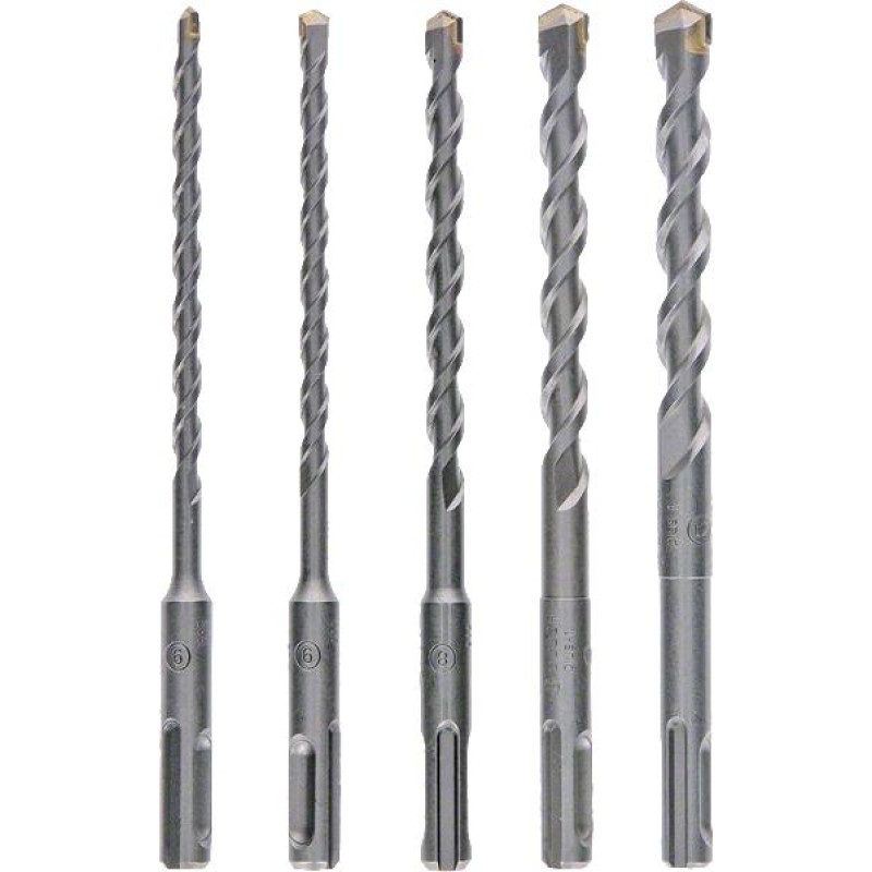 BOSCH Набір бурів по бетону, SDS-Plus, 5шт, 5,6,7,8,10мм (2608579285)