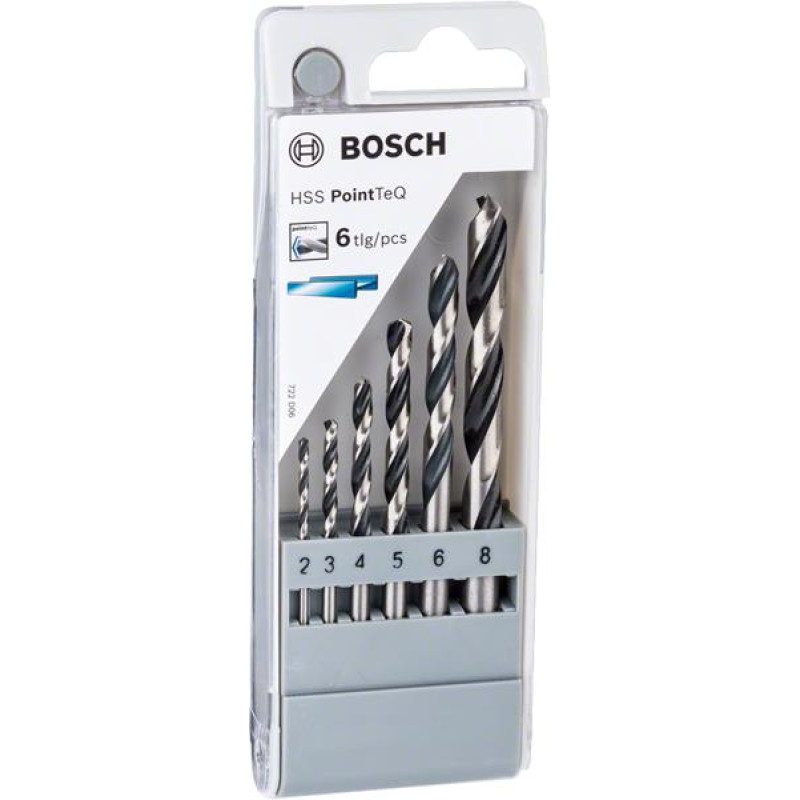 BOSCH Набор сверл HSS PointTeQ 6 шт. (2608577346)