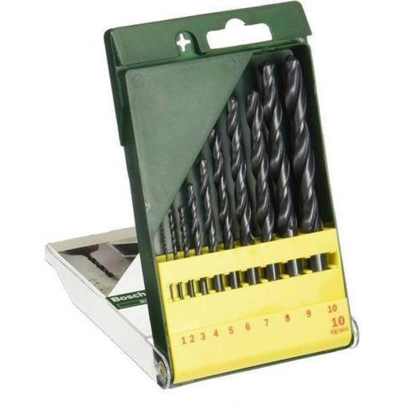 BOSCH Набір свердл 10 шт. HSS-R (2607019442)