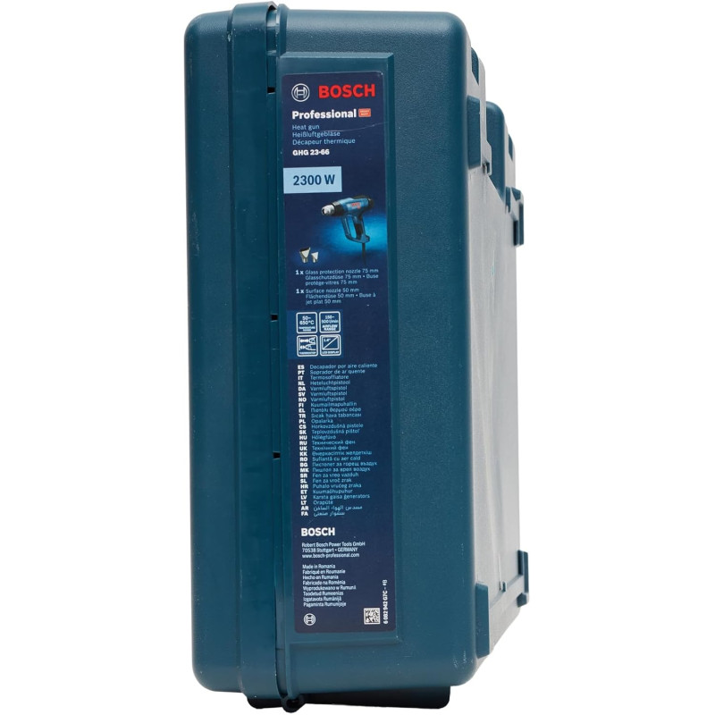 BOSCH Фен будівельний Professional GHG 3-66 2300Вт 650°C 150-500л·хв 0.66кг (06012A6300)