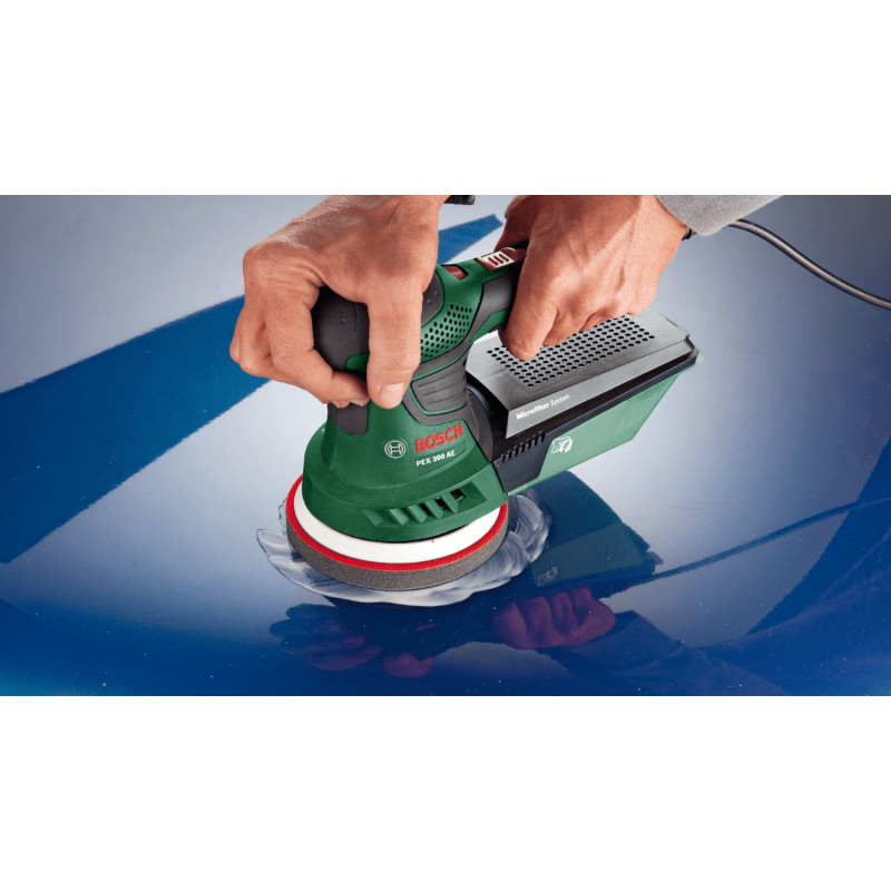 BOSCH Шліфмашина ексцентрикова PEX 300 AE 200Вт 125мм 4000-24000об·хв 1.5кг (06033A3000)