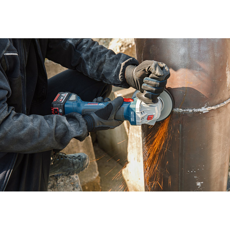 BOSCH Шліфмашина кутова акумуляторна Professional GWS 180-LI (06019H9021)