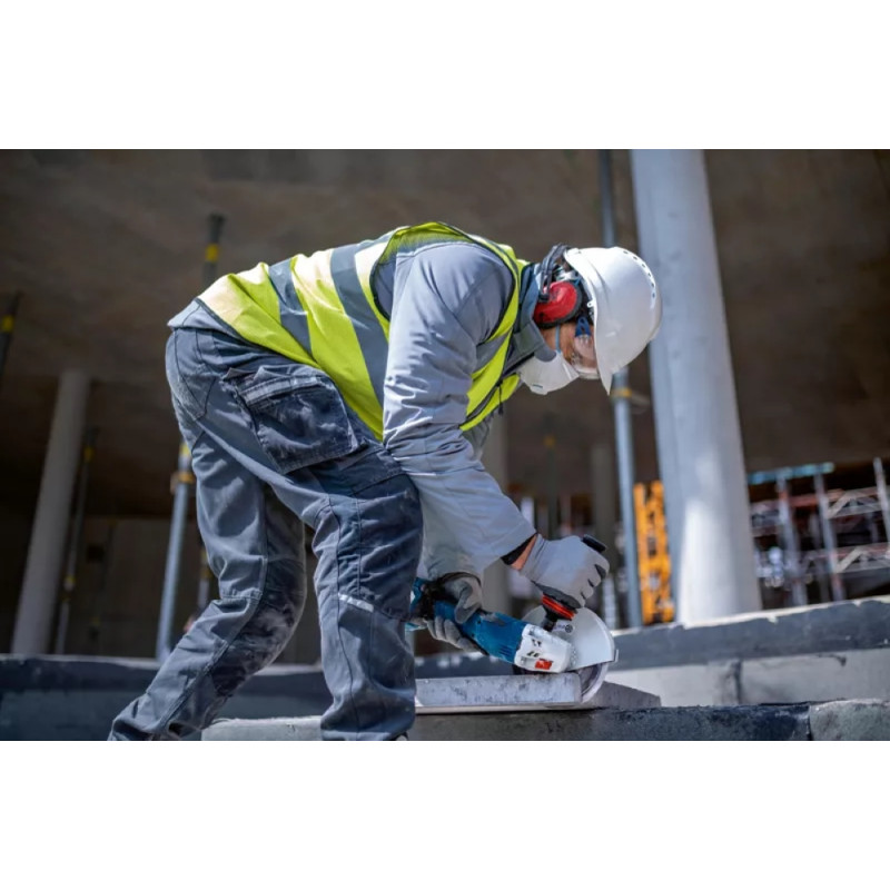 BOSCH Шліфмашина кутова акумуляторна GWS 182P 125 мм 18В 2800-9000об·хв без АКБ та ЗП 1,7кг (06019H6L01)