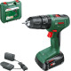 BOSCH Шурупокрут-дриль акумуляторний EasyImpact 18V-40 18В 1х2А·год 20·38Нм 0-430·0-1630об·хв кейс ЗП 1.4кг (06039D8107)