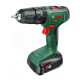 BOSCH Шурупокрут-дриль акумуляторний EasyImpact 18V-40 18В 2х2А·год 20·38Нм 0-430·0-1630об·хв кейс ЗП набір з 34 предметів (АС Xline) 1.4кг (06039D8109)