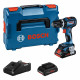 BOSCH Шурупокрут-дриль акумуляторний GSB 18V-90 C 18В 2х4А·год 36·64Нм 0-630·0-2100об·хв 1.2кг (06019K6104)
