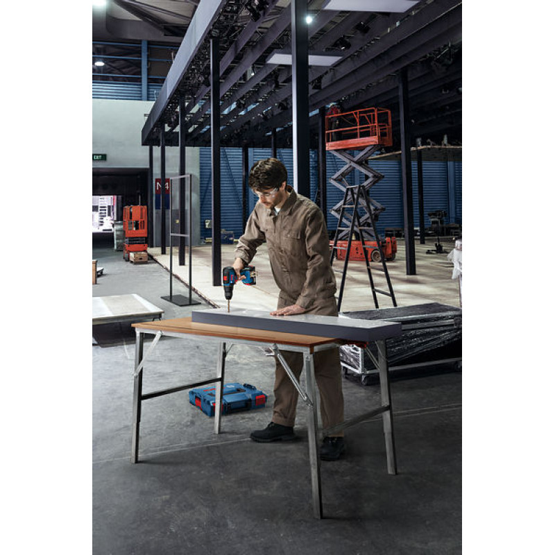 BOSCH Шурупокрут-дриль акумуляторний GSR 18 V-50, 18В 2x2Aг, 50Нм,20+1, 460/1800об/хв, 1кг (06019H5000)