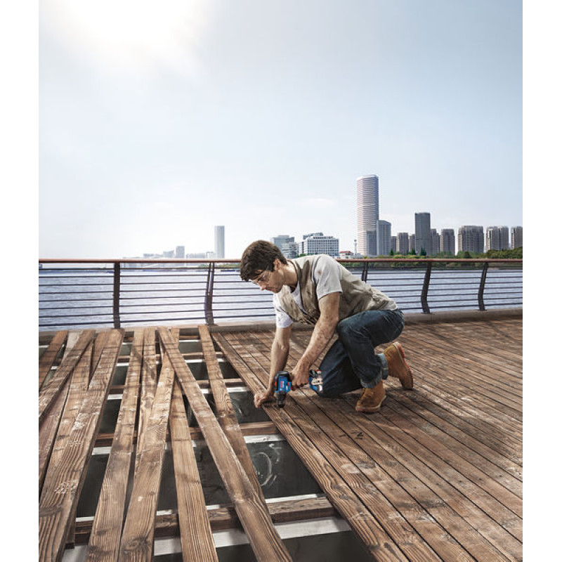 BOSCH Шурупокрут-дриль акумуляторний GSR 18 V-50, 18В 2x2Aг, 50Нм,20+1, 460/1800об/хв, 1кг (06019H5000)