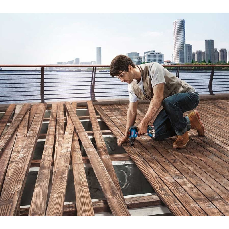 BOSCH Шурупокрут-дриль ударний акумуляторний GSB 18 V-50, 18V2х2.0А•год, 28•50Нм, 20+2, 460-1800об•хв, L-Case, 1.1кг (06019H5100)